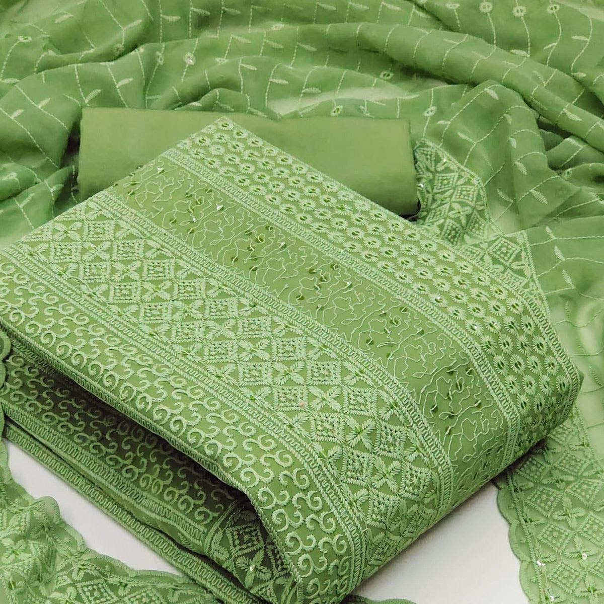 green-festive-wear-embroidered-georgette-dress-material-140623