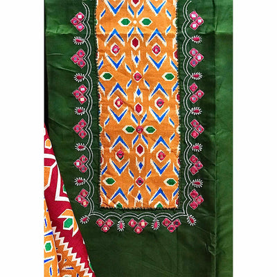 green-festive-wear-embroidery-with-embellished-cotton-dress-material-141811