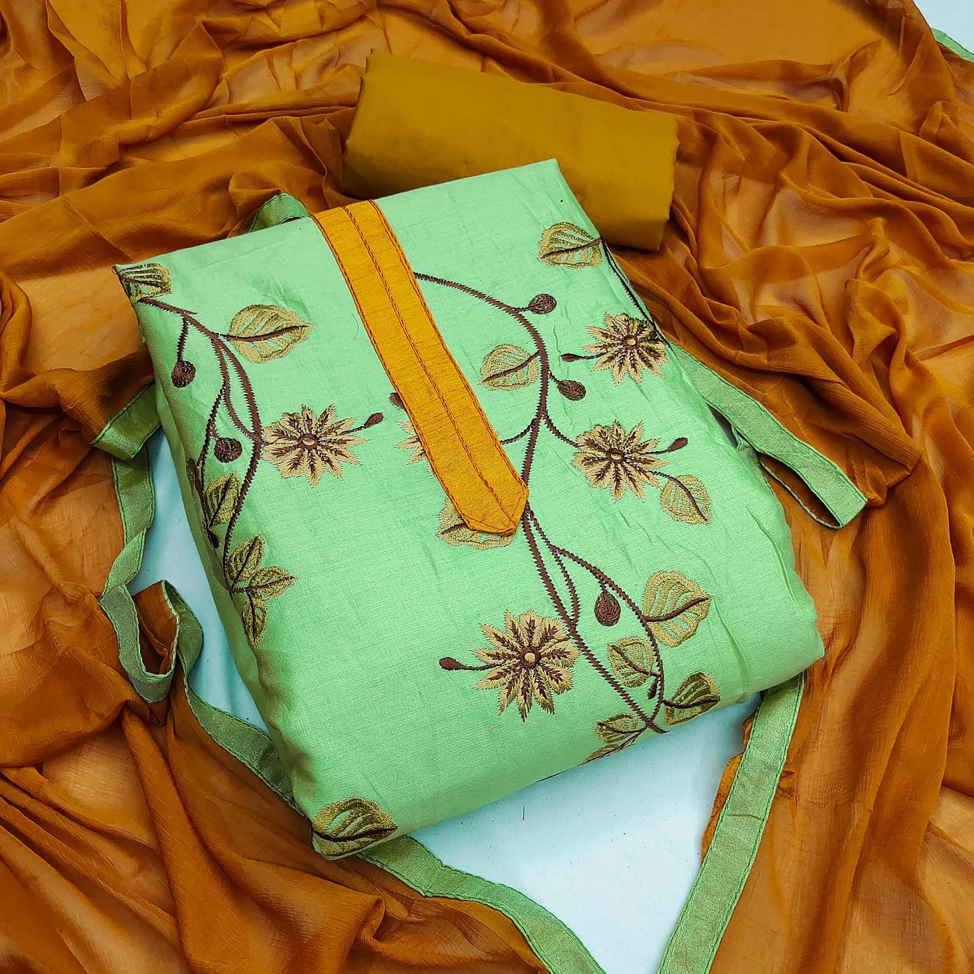 green-festive-wear-floral-embroidered-glass-cotton-dress-material-135723