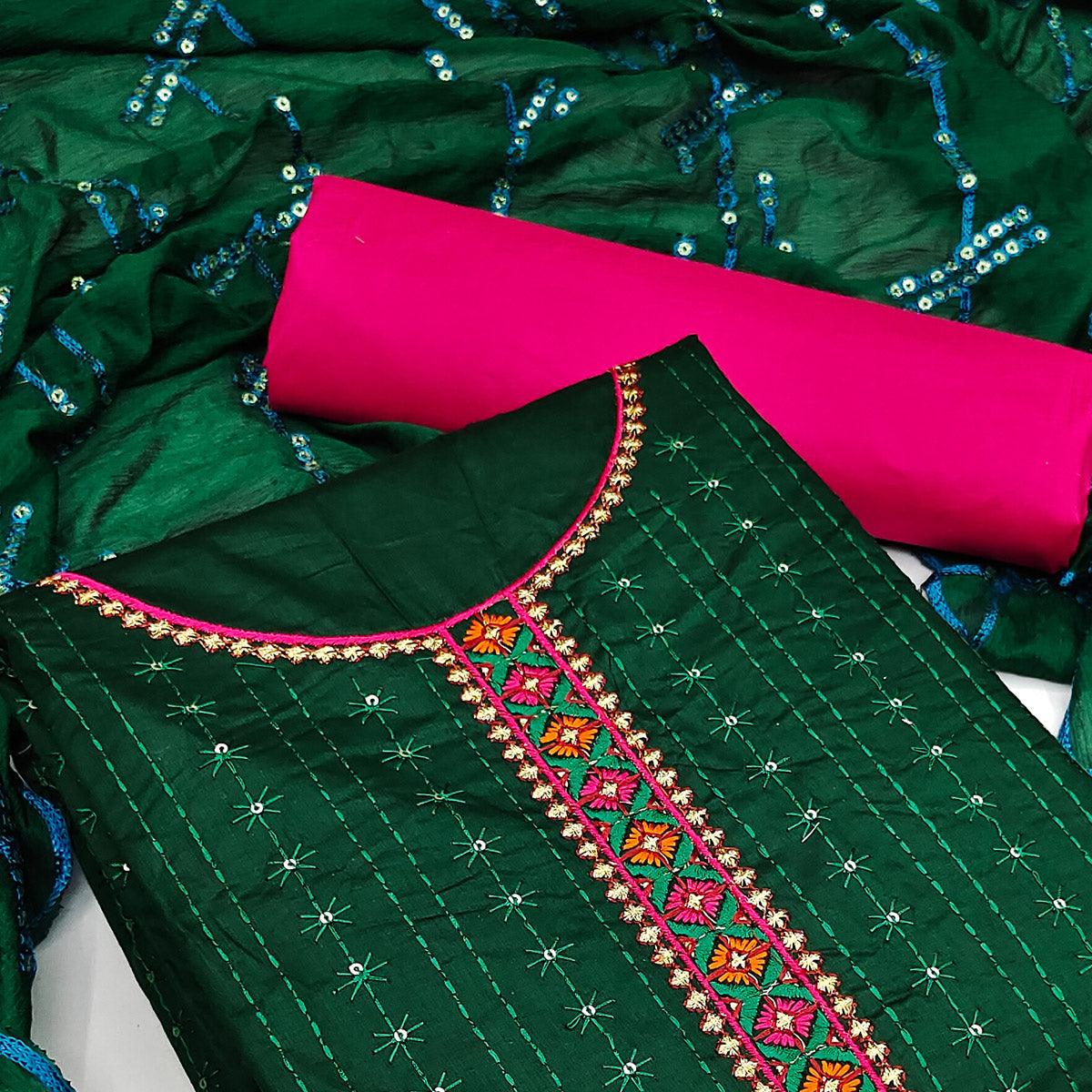 green-festive-wear-floral-embroidered-glass-cotton-dress-material-131614