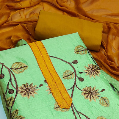 green-festive-wear-floral-embroidered-glass-cotton-dress-material-135723