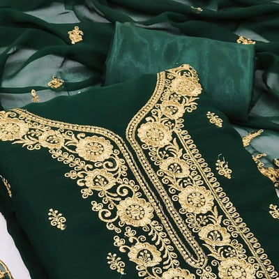 green-festive-wear-floral-embroidered-georgette-dress-material-140571