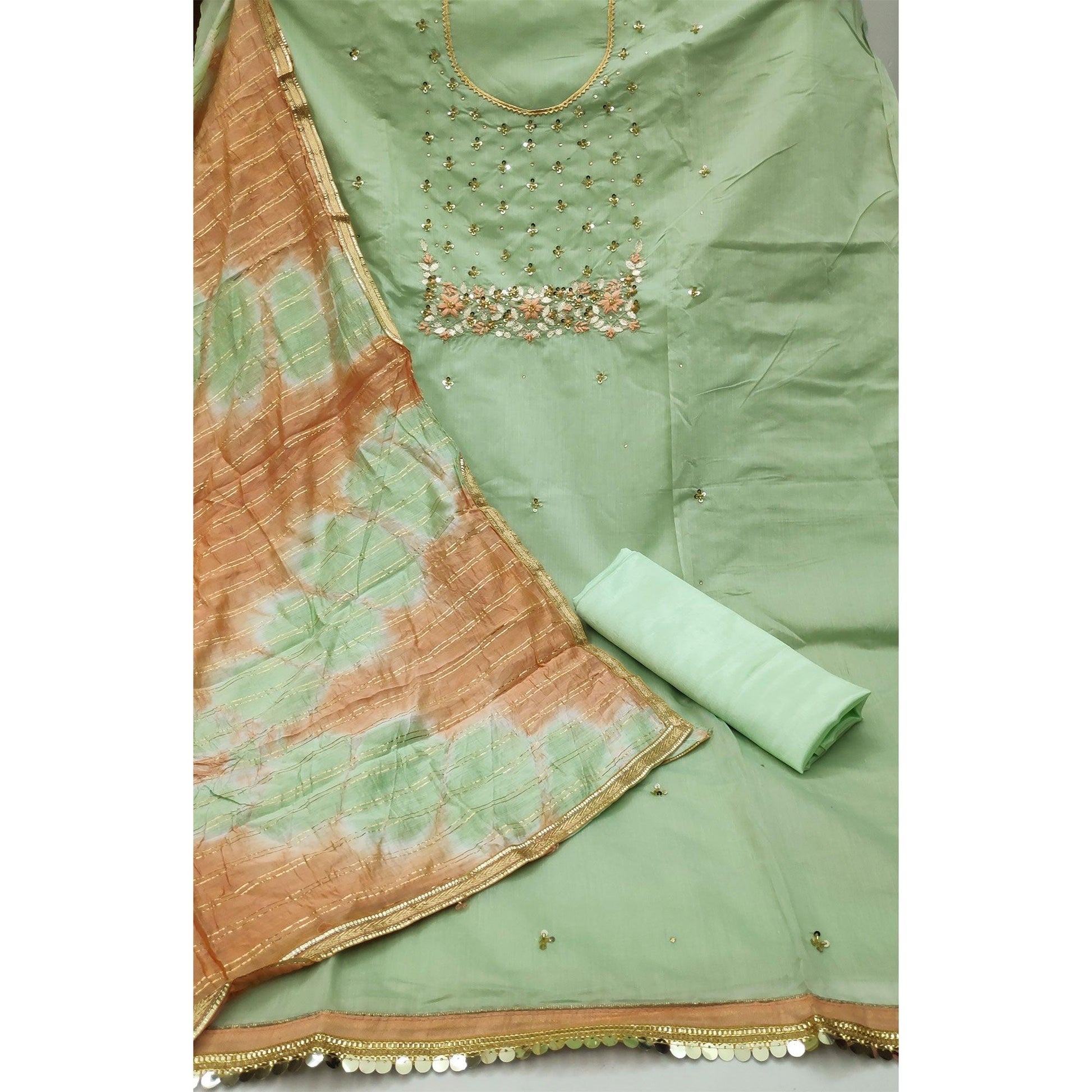 green-festive-wear-floral-handwork-modal-chanderi-dress-material-114944