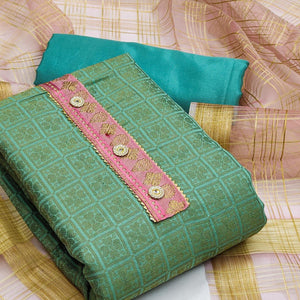 green-festive-wear-floral-woven-banarasi-jacquard-dress-material-123292
