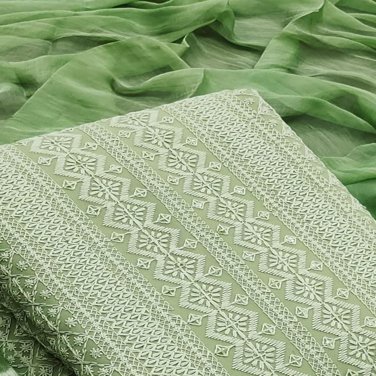 green-festive-wear-heavy-embroidered-georgette-dress-material-140580