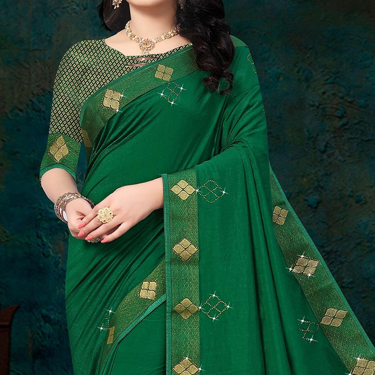 green-festive-wear-lace-with-stone-work-silk-designer-saree-141434