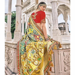 green-festive-wear-plain-hand-work-pure-silk-saree-127315