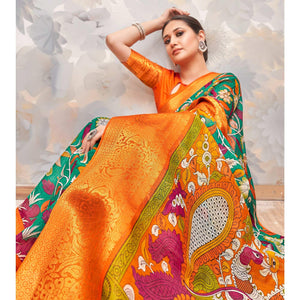 green-festive-wear-printed-cotton-silk-saree-139868