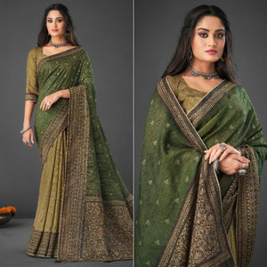 green-festive-wear-printed-silk-half-and-half-saree-140318