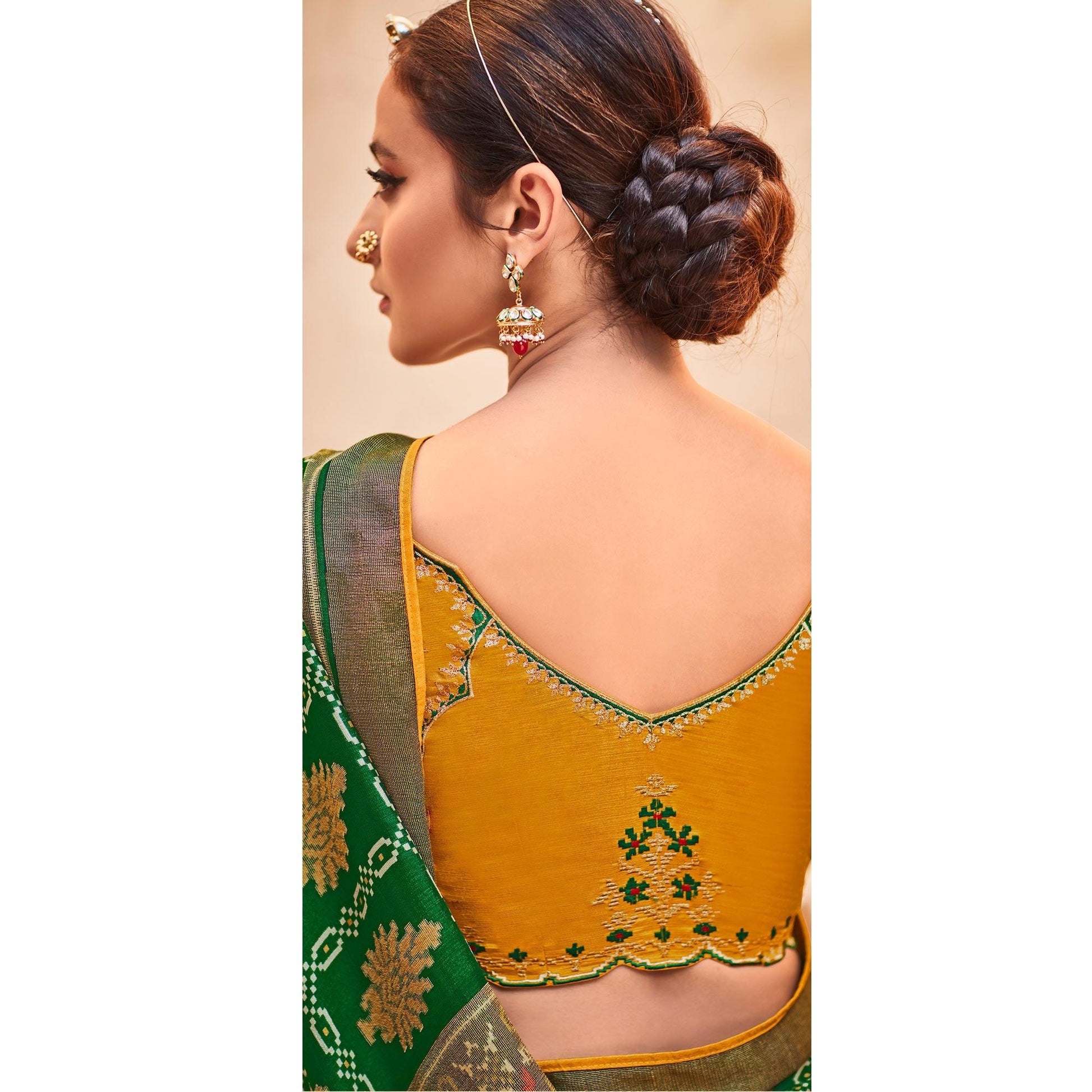 green-festive-wear-printed-silk-saree-139850