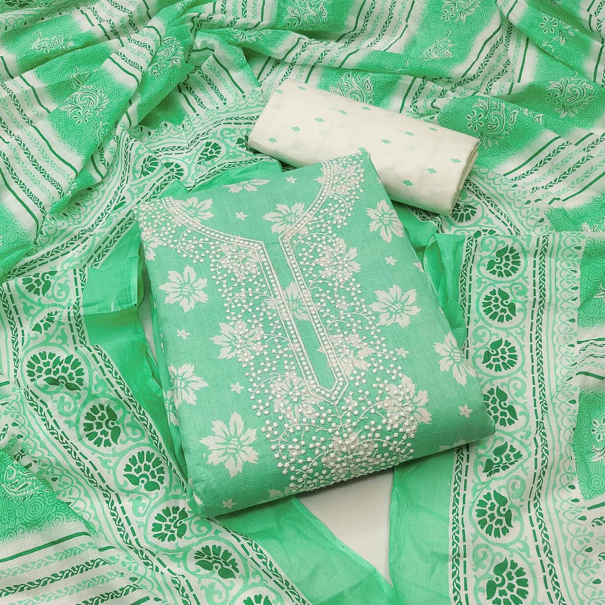 green-festive-wear-printed-with-embroidered-cotton-dress-material-142113