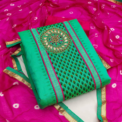 green-festive-wear-printed-with-handwork-modal-dress-material-135727