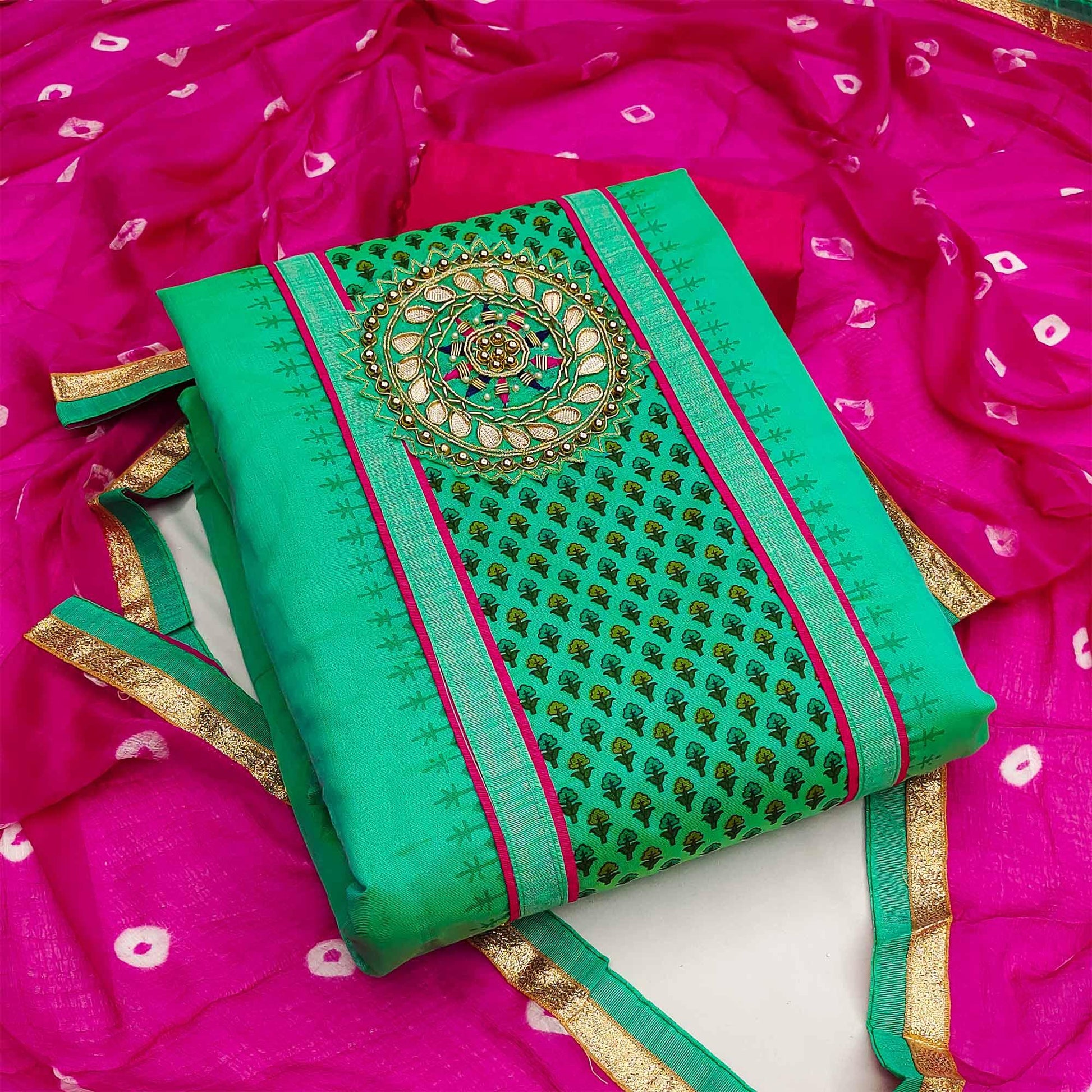 green-festive-wear-printed-with-handwork-modal-dress-material-135727