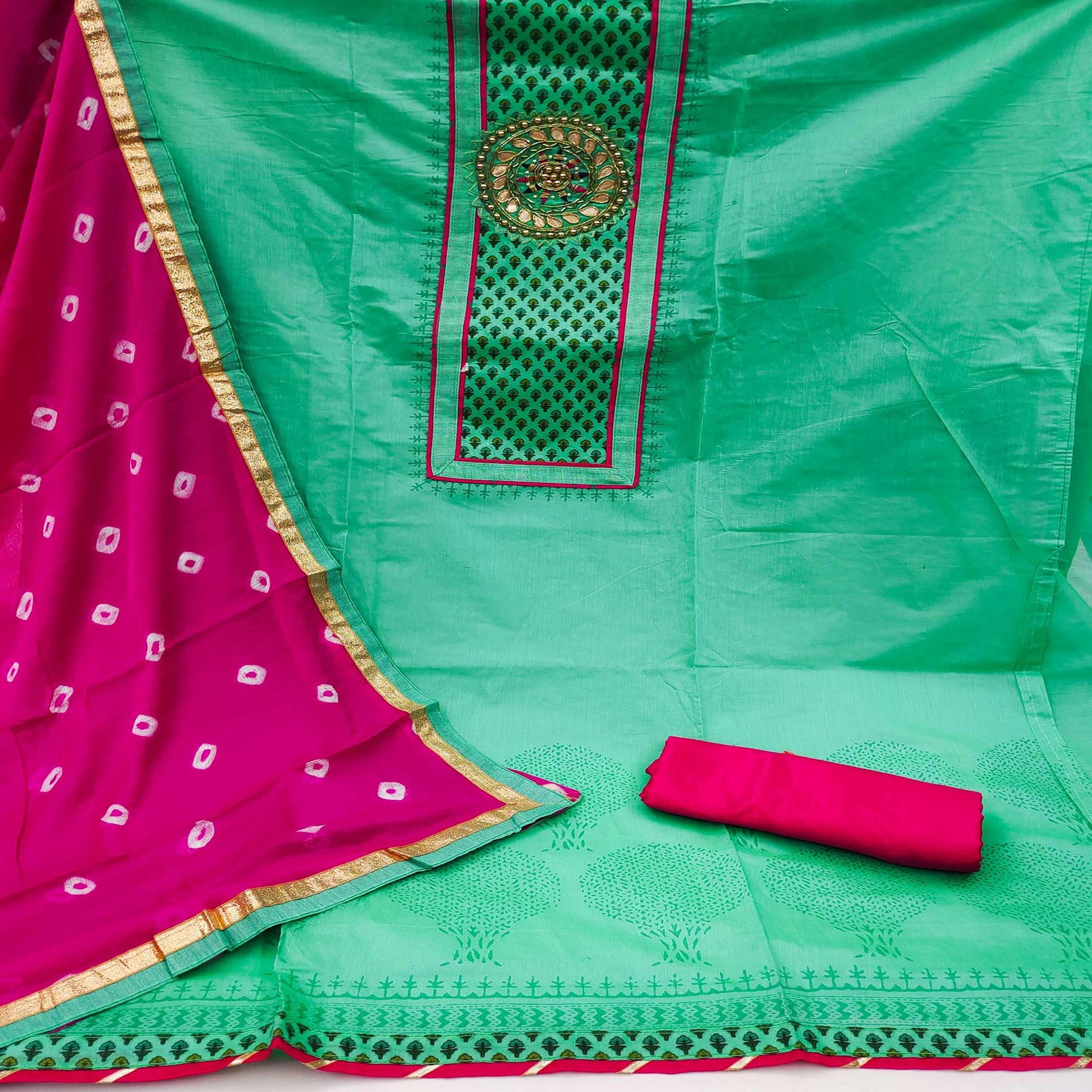 green-festive-wear-printed-with-handwork-modal-dress-material-135727
