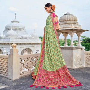 green-festive-wear-pure-kachhi-embellished-pure-satin-saree-132657