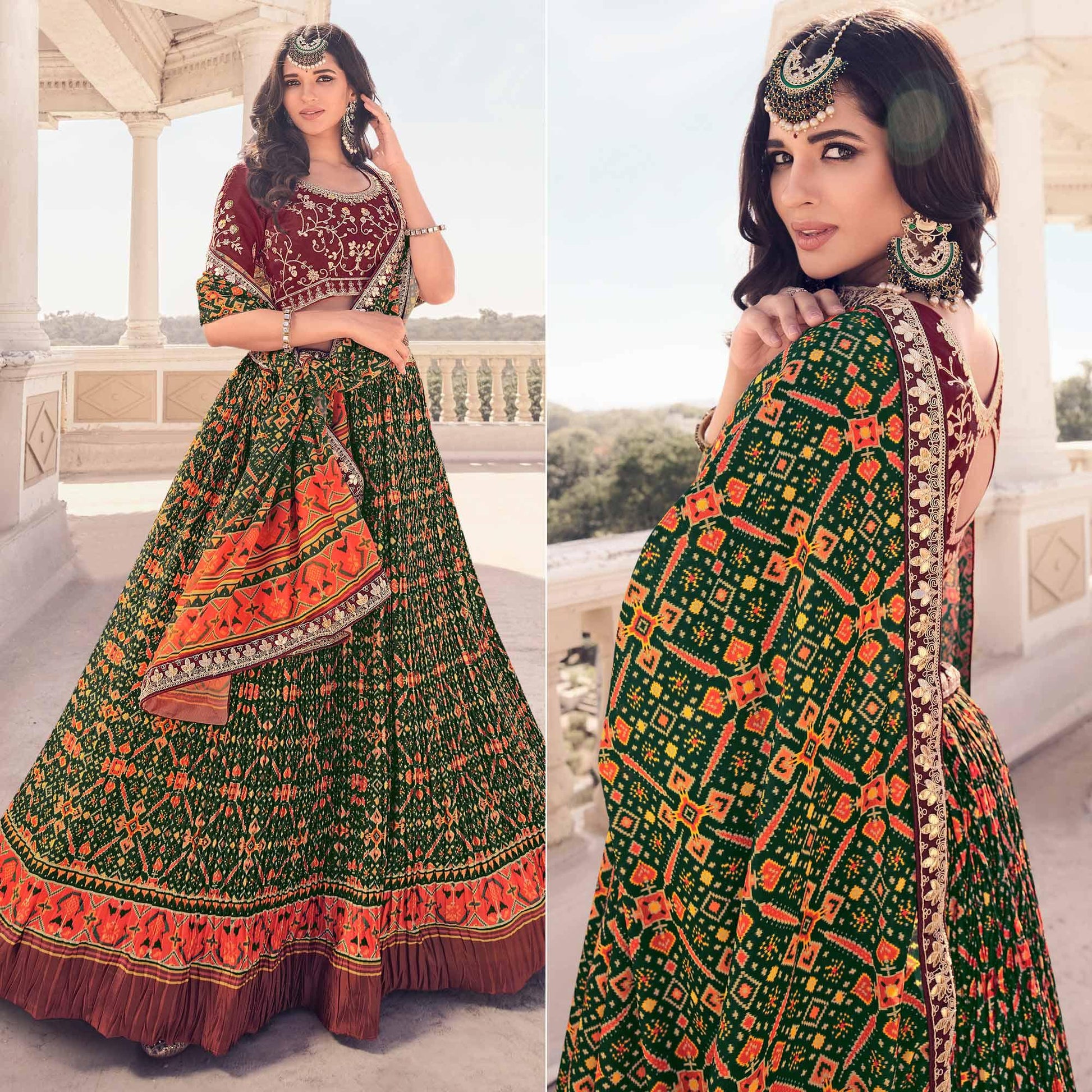 green-festive-wear-satin-digital-floral-printed-lehenga-choli-138163