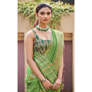 green-festive-wear-sequence-digital-work-silk-saree-123958