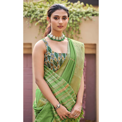 green-festive-wear-sequence-digital-work-silk-saree-123958