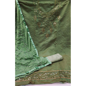 green-festive-wear-sequence-embroidered-chanderi-dress-material-130848