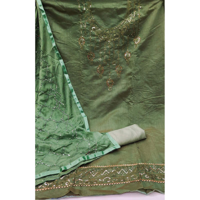 green-festive-wear-sequence-embroidered-chanderi-dress-material-130848