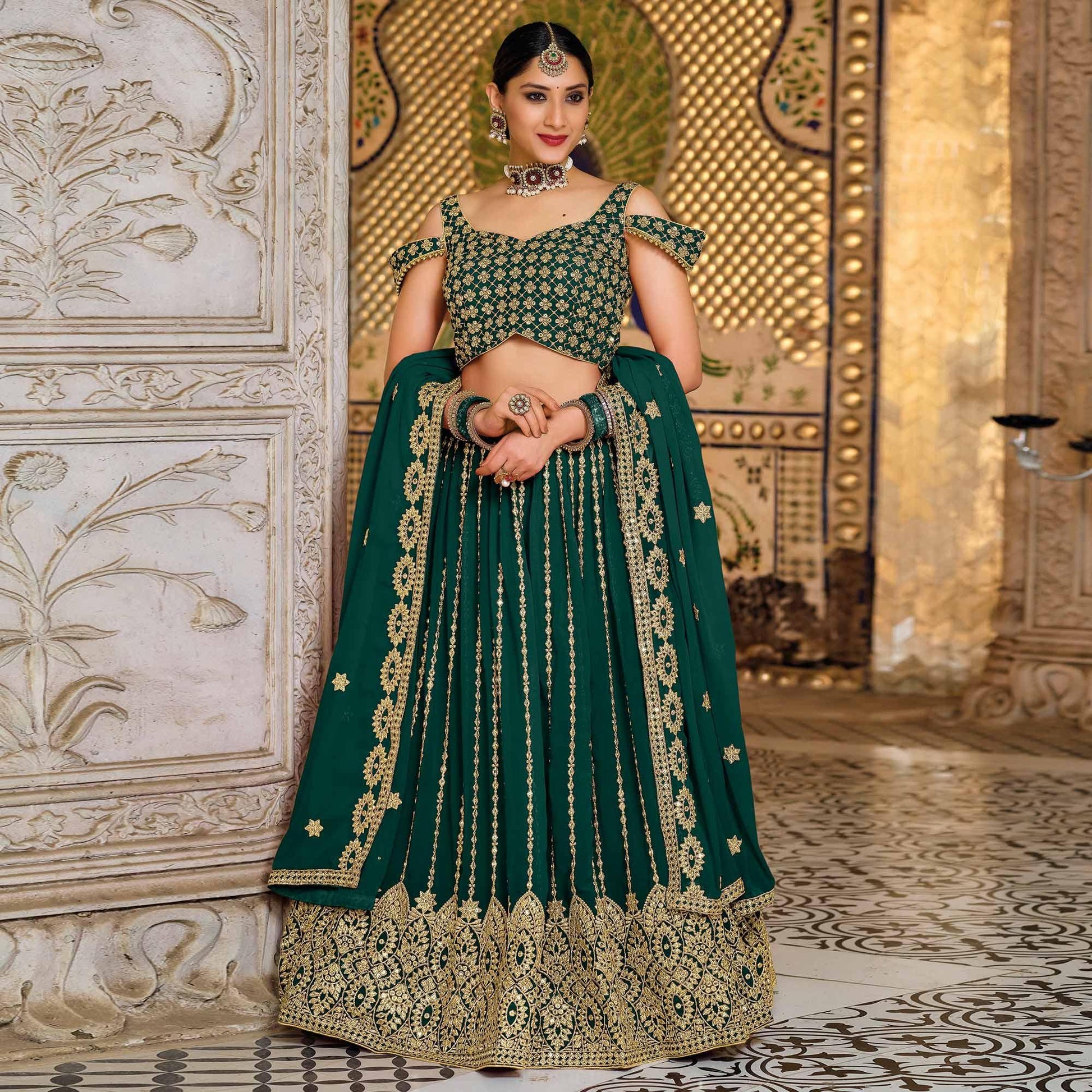 green-festive-wear-sequence-embroidered-georgette-lehenga-choli-139941