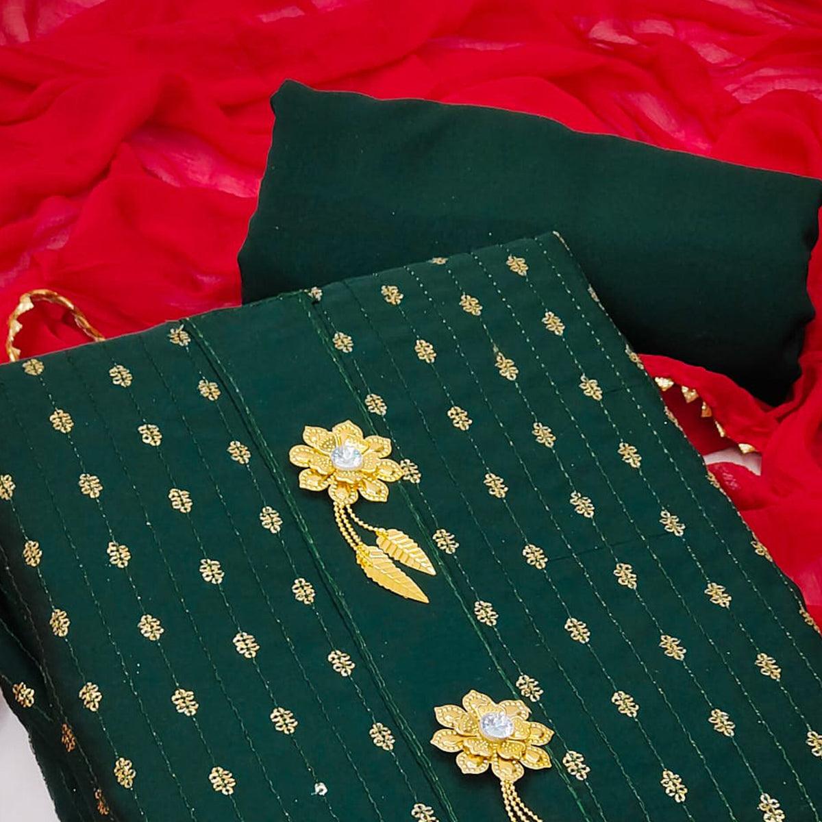 green-festive-wear-sequence-work-cotton-dress-material-139822