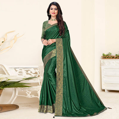 green-festive-wear-solid-art-silk-saree-142797