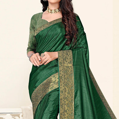 green-festive-wear-solid-art-silk-saree-142797