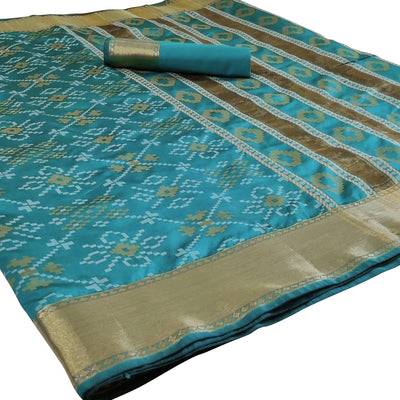 green-festive-wear-traditional-silk-woven-saree