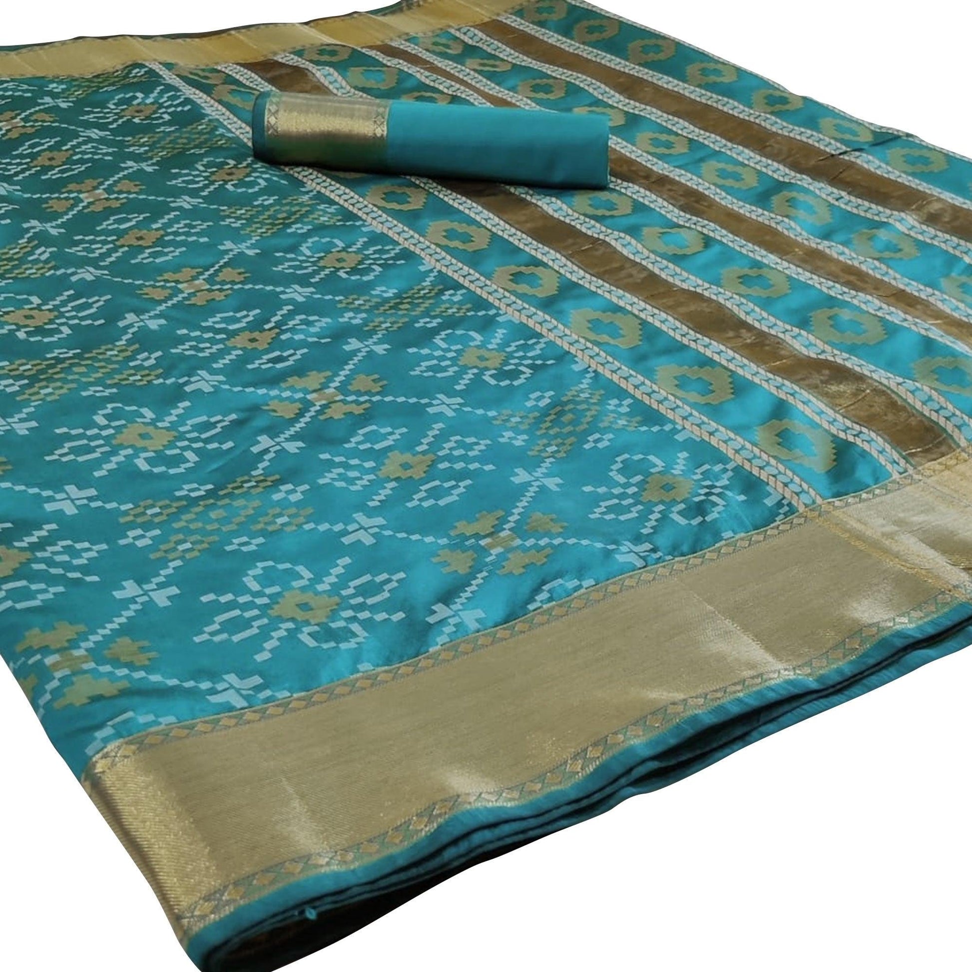 green-festive-wear-traditional-silk-woven-saree
