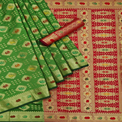 green-festive-wear-weaving-silk-saree-140121