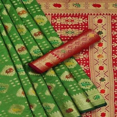 green-festive-wear-weaving-silk-saree-140121