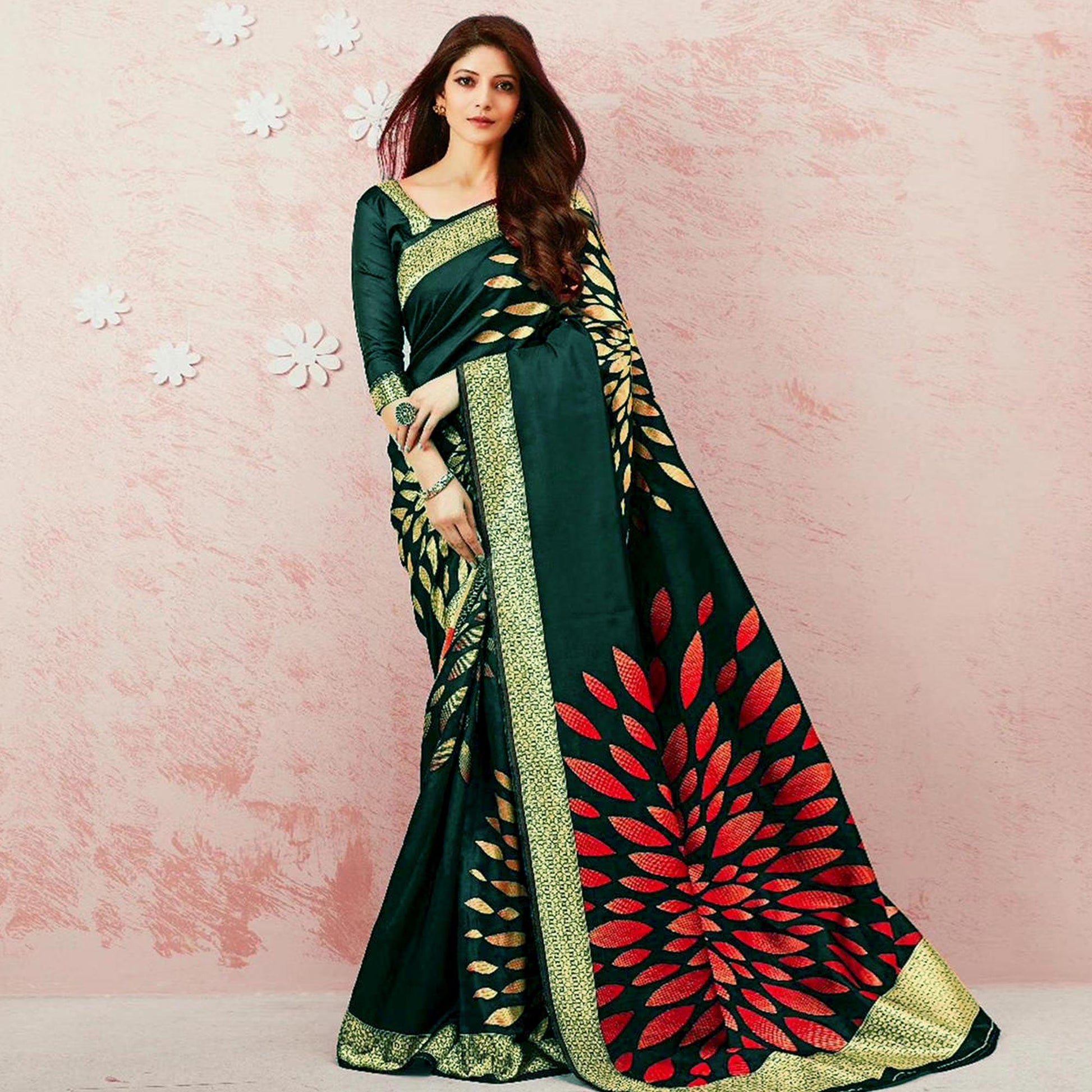 green-festive-wear-woven-art-silk-saree
