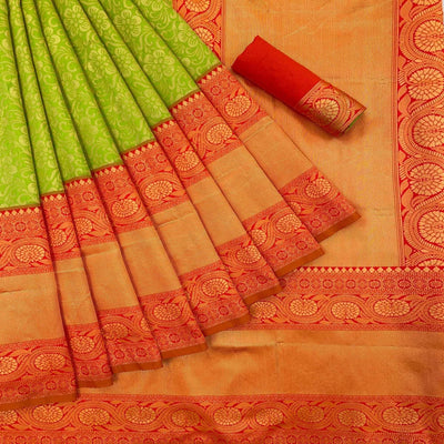 green-festive-wear-woven-art-silk-saree-141604