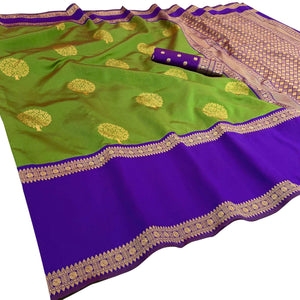green-festive-wear-woven-art-silk-saree-141639