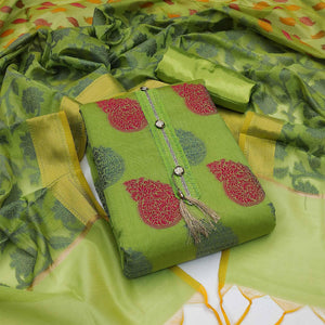 green-festive-wear-woven-banarasi-jacquard-dress-material-142022