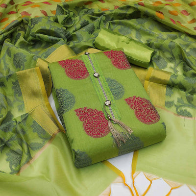 green-festive-wear-woven-banarasi-jacquard-dress-material-142022