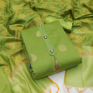 green-festive-wear-woven-banarasi-jacquard-dress-material-142041