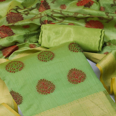 green-festive-wear-woven-banarasi-jacquard-dress-material-135736