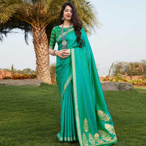 green-festive-wear-woven-banarasi-satin-silk-saree-109912