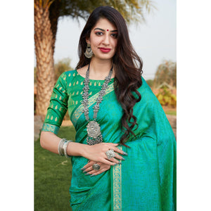 green-festive-wear-woven-banarasi-satin-silk-saree-109912