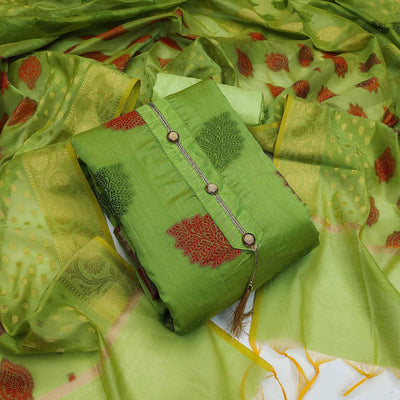 green-festive-wear-woven-banarasi-dress-material-131619