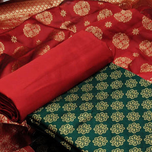 green-festive-wear-woven-banarasi-silk-dress-material-124366