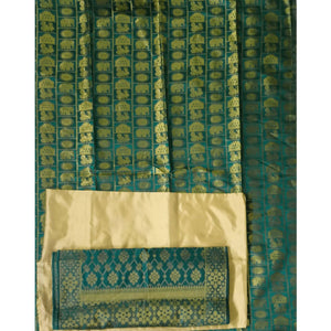 green-festive-wear-woven-banarasi-silk-dress-material-127327