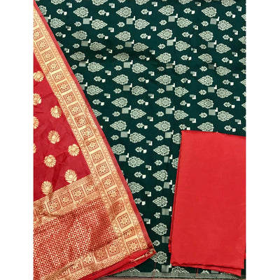 green-festive-wear-woven-banarasi-silk-dress-material-138822