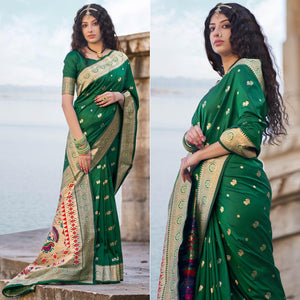 sea-green-festive-wear-woven-banarasi-silk-saree-139573