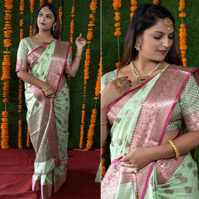 green-festive-wear-woven-banarasi-silk-saree