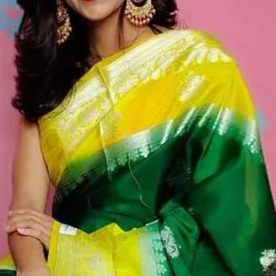 green-festive-wear-woven-banarasi-pure-organza-saree-134559