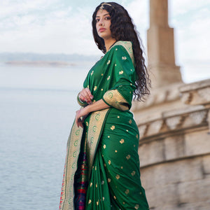 sea-green-festive-wear-woven-banarasi-silk-saree-139573
