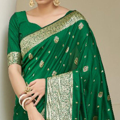 green-festive-wear-woven-banarasi-silk-saree-134701
